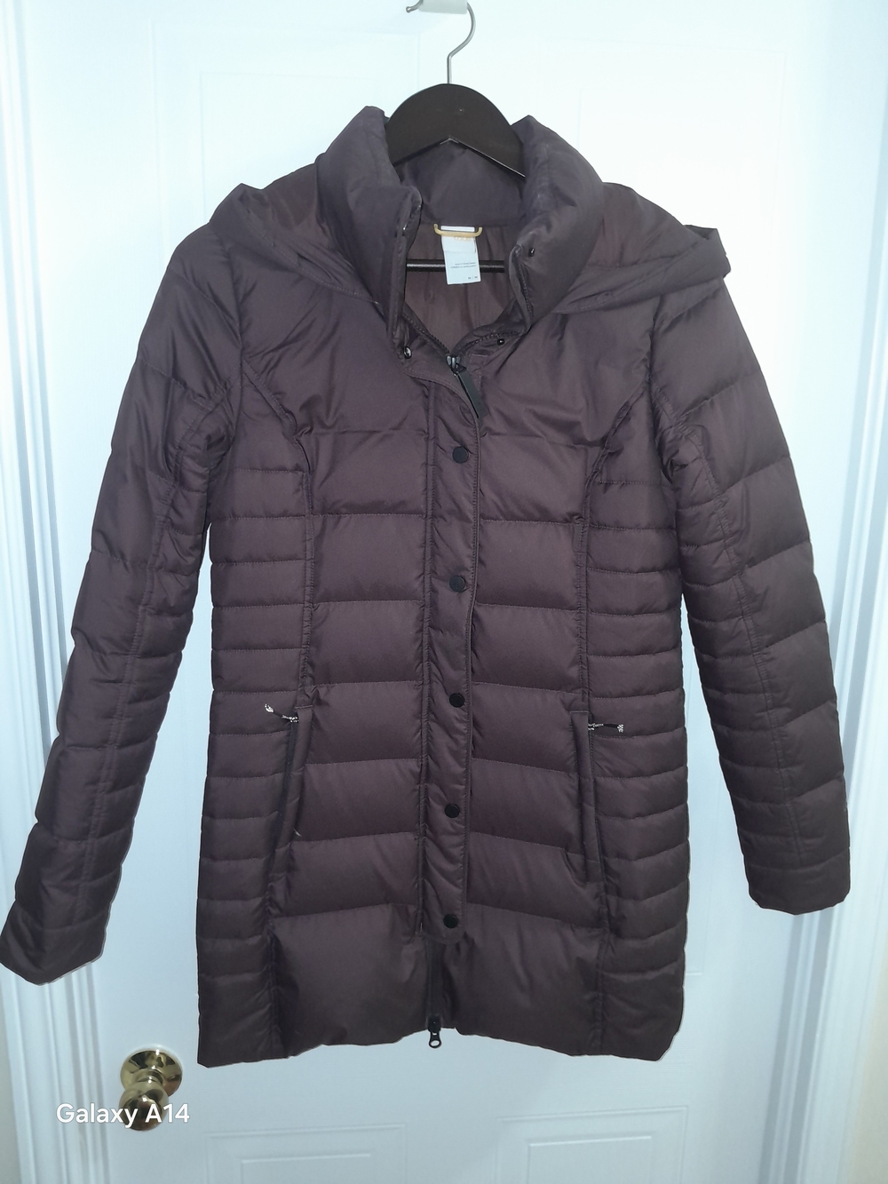 Lole Women's Hooded Quilted Long Puffer Coat